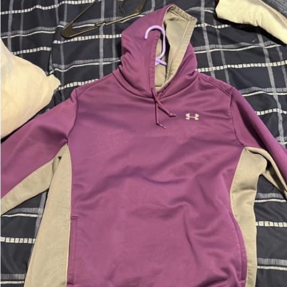 Purple, Under Armour hoodie